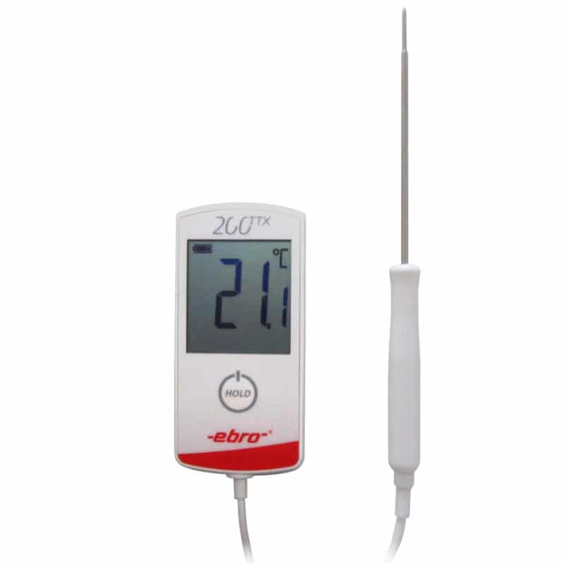 Thermomètre + sonde 12.5 cm avec alarme de - 50 à + 200 ° C